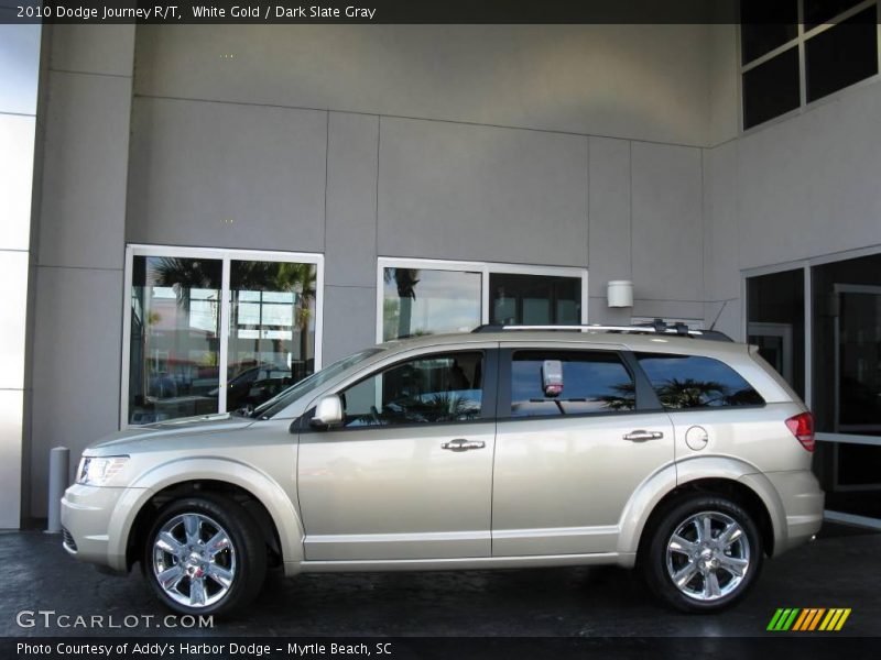 White Gold / Dark Slate Gray 2010 Dodge Journey R/T