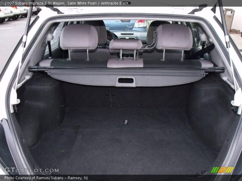 Satin White Pearl / Anthracite Black 2007 Subaru Impreza 2.5i Wagon