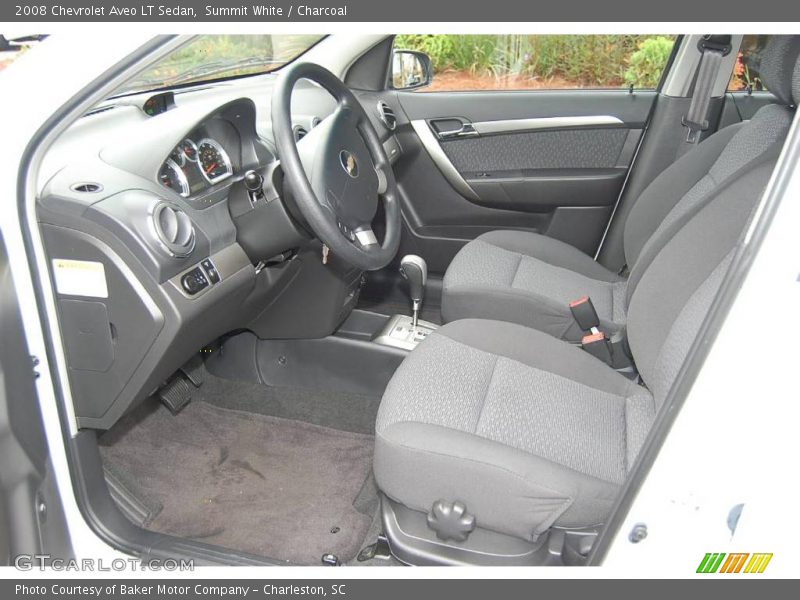 Summit White / Charcoal 2008 Chevrolet Aveo LT Sedan