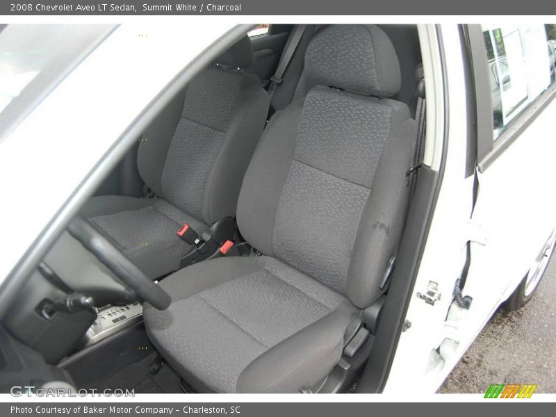 Summit White / Charcoal 2008 Chevrolet Aveo LT Sedan