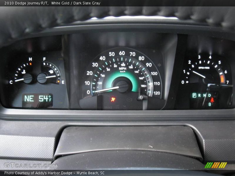White Gold / Dark Slate Gray 2010 Dodge Journey R/T