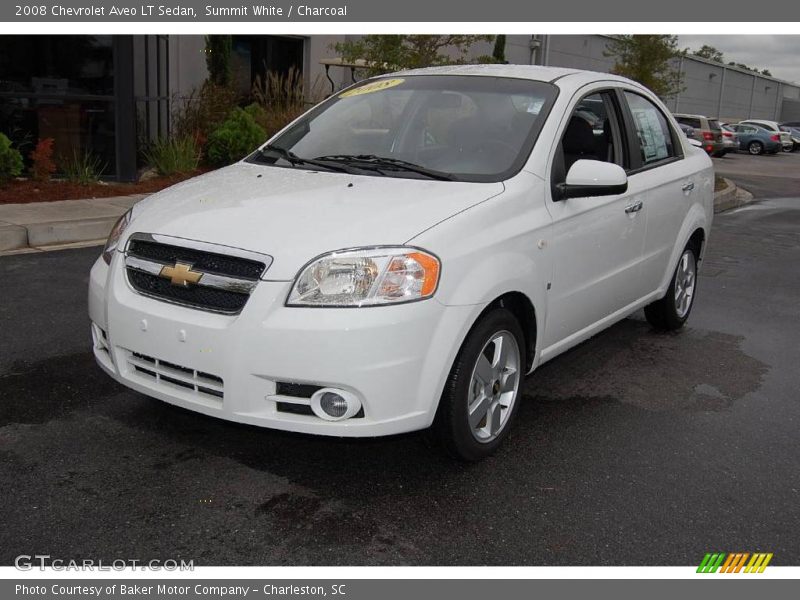 Summit White / Charcoal 2008 Chevrolet Aveo LT Sedan