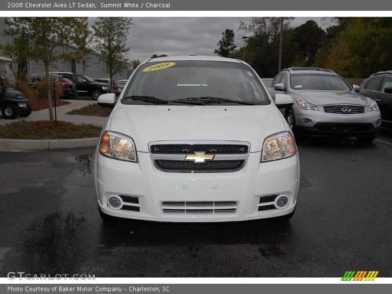 Summit White / Charcoal 2008 Chevrolet Aveo LT Sedan