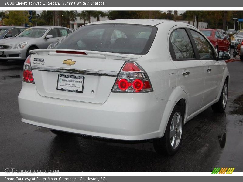 Summit White / Charcoal 2008 Chevrolet Aveo LT Sedan