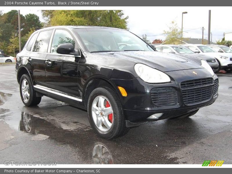 Black / Stone/Steel Grey 2004 Porsche Cayenne Turbo