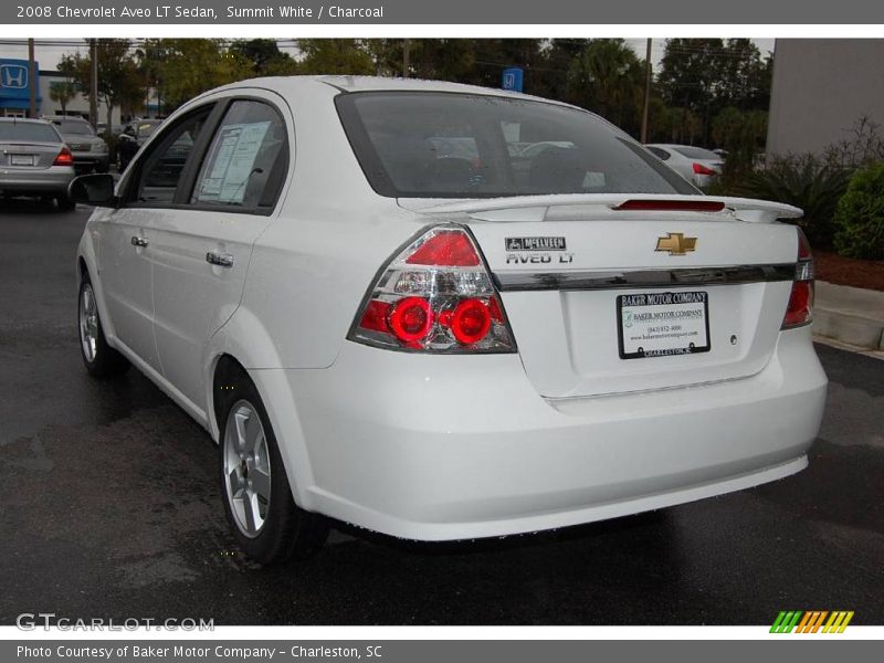 Summit White / Charcoal 2008 Chevrolet Aveo LT Sedan