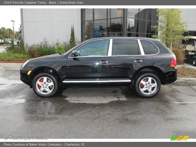 Black / Stone/Steel Grey 2004 Porsche Cayenne Turbo