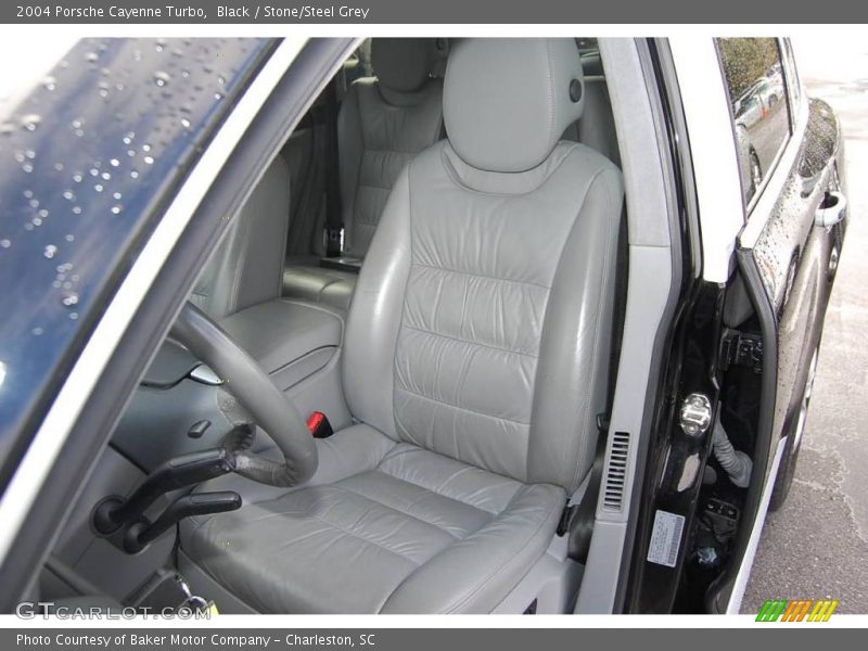 Black / Stone/Steel Grey 2004 Porsche Cayenne Turbo