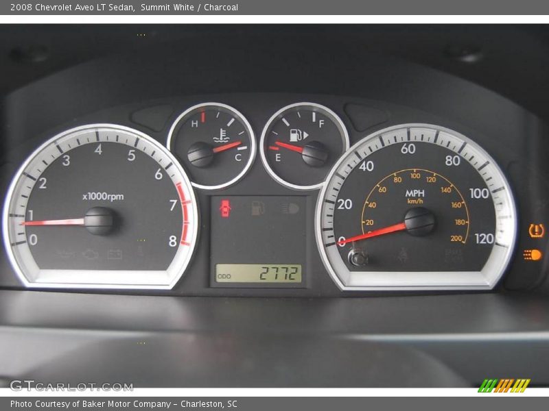 Summit White / Charcoal 2008 Chevrolet Aveo LT Sedan