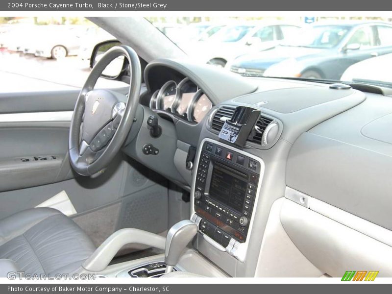 Black / Stone/Steel Grey 2004 Porsche Cayenne Turbo