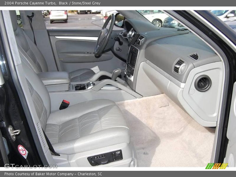 Black / Stone/Steel Grey 2004 Porsche Cayenne Turbo