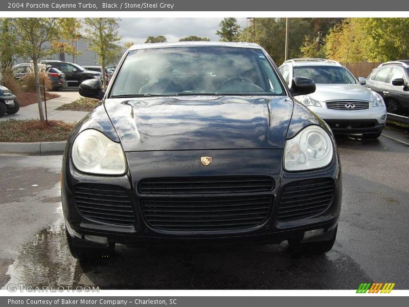 Black / Stone/Steel Grey 2004 Porsche Cayenne Turbo