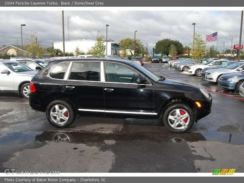 Black / Stone/Steel Grey 2004 Porsche Cayenne Turbo