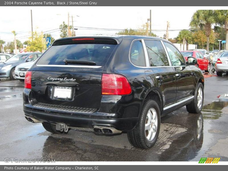 Black / Stone/Steel Grey 2004 Porsche Cayenne Turbo