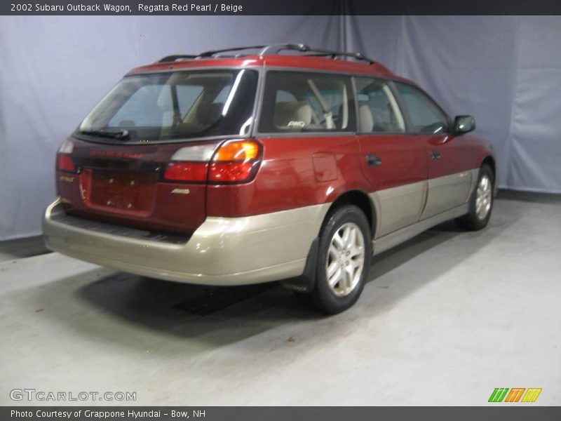 Regatta Red Pearl / Beige 2002 Subaru Outback Wagon