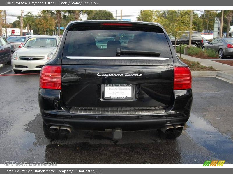 Black / Stone/Steel Grey 2004 Porsche Cayenne Turbo