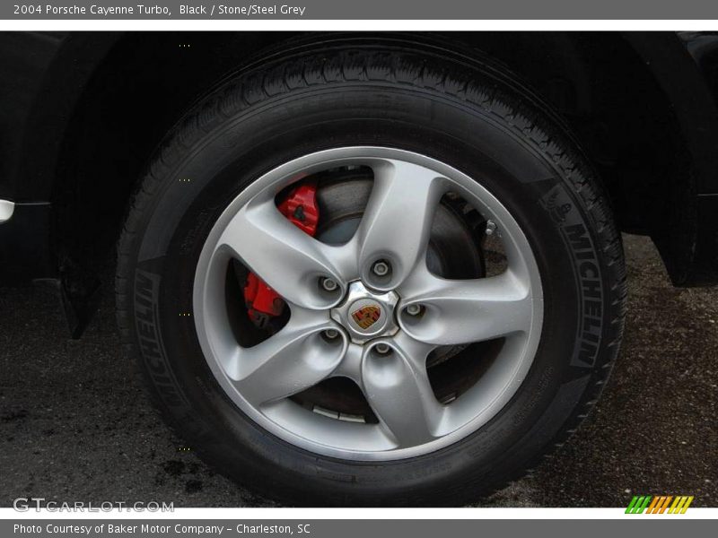 Black / Stone/Steel Grey 2004 Porsche Cayenne Turbo