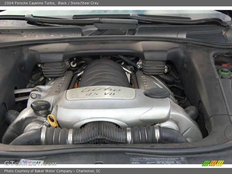 Black / Stone/Steel Grey 2004 Porsche Cayenne Turbo