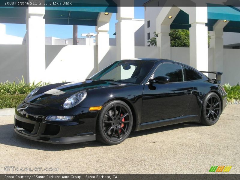 Black / Black 2008 Porsche 911 GT3