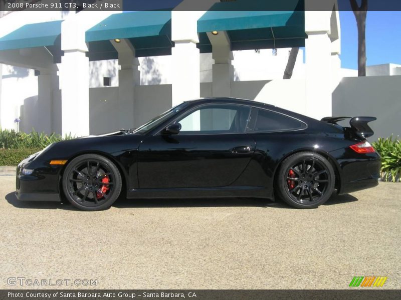 Black / Black 2008 Porsche 911 GT3