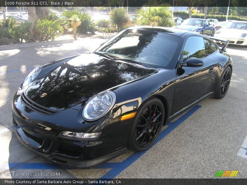Black / Black 2008 Porsche 911 GT3