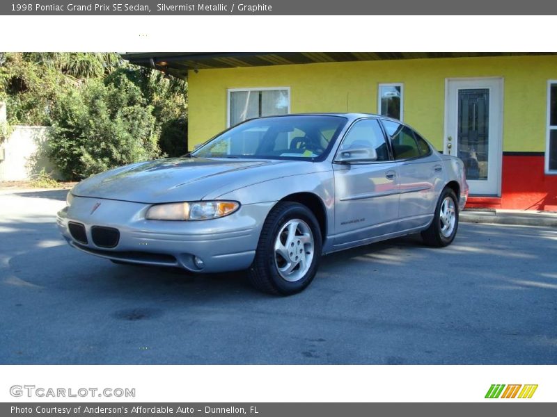 Silvermist Metallic / Graphite 1998 Pontiac Grand Prix SE Sedan