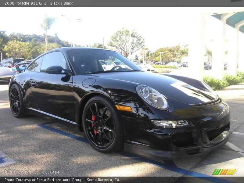 Black / Black 2008 Porsche 911 GT3