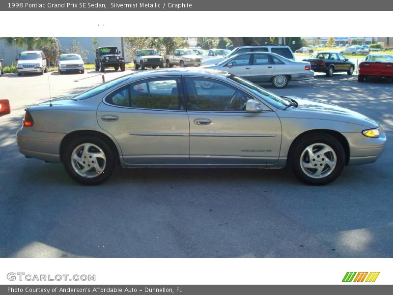 Silvermist Metallic / Graphite 1998 Pontiac Grand Prix SE Sedan