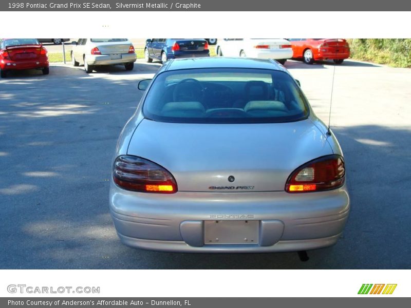 Silvermist Metallic / Graphite 1998 Pontiac Grand Prix SE Sedan