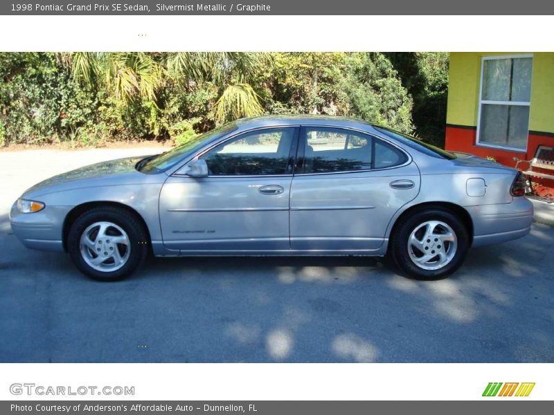 Silvermist Metallic / Graphite 1998 Pontiac Grand Prix SE Sedan