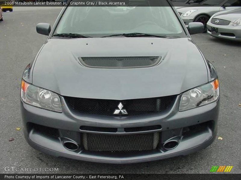 Graphite Gray / Black Alcantara 2006 Mitsubishi Lancer Evolution IX