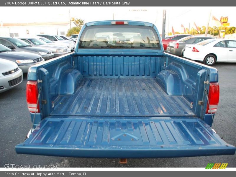 Atlantic Blue Pearl / Dark Slate Gray 2004 Dodge Dakota SLT Quad Cab