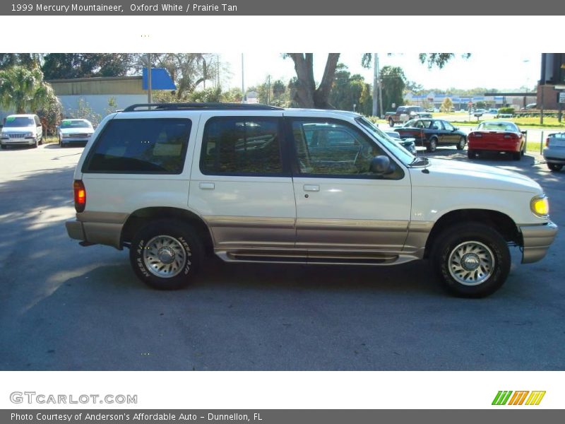 Oxford White / Prairie Tan 1999 Mercury Mountaineer