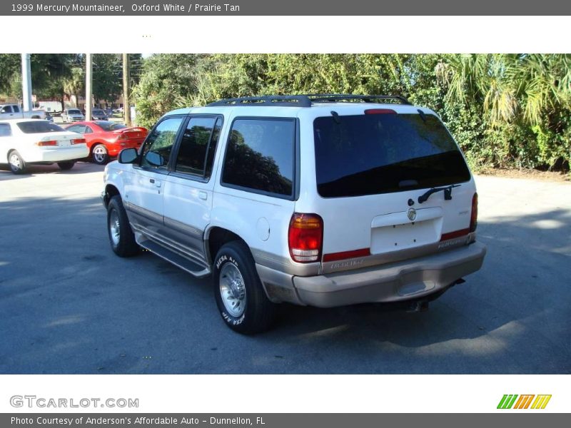 Oxford White / Prairie Tan 1999 Mercury Mountaineer