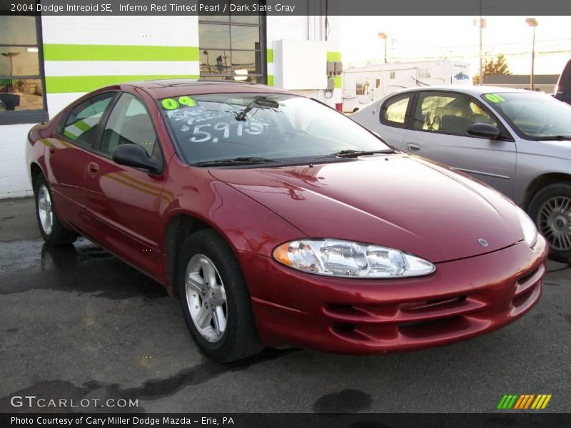 Inferno Red Tinted Pearl / Dark Slate Gray 2004 Dodge Intrepid SE
