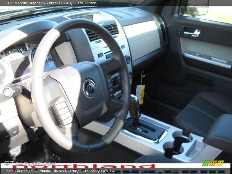 Black / Black 2010 Mercury Mariner V6 Premier 4WD