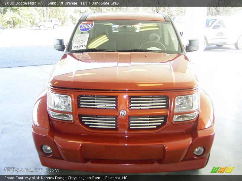 Sunburst Orange Pearl / Dark Slate Gray 2008 Dodge Nitro R/T