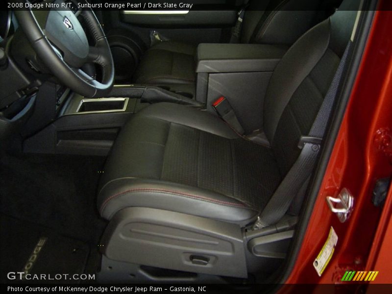 Sunburst Orange Pearl / Dark Slate Gray 2008 Dodge Nitro R/T
