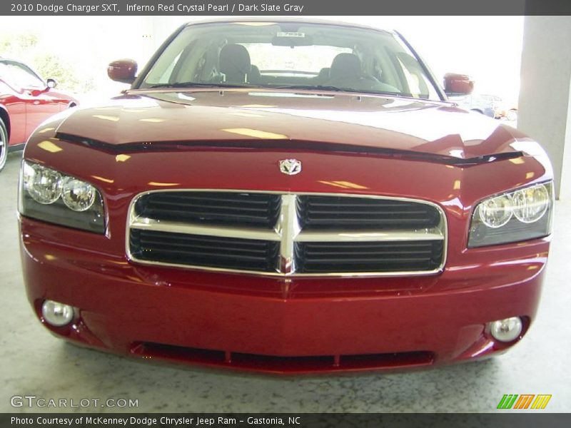 Inferno Red Crystal Pearl / Dark Slate Gray 2010 Dodge Charger SXT