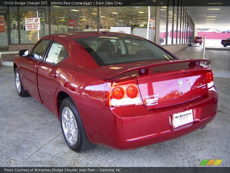 Inferno Red Crystal Pearl / Dark Slate Gray 2010 Dodge Charger SXT