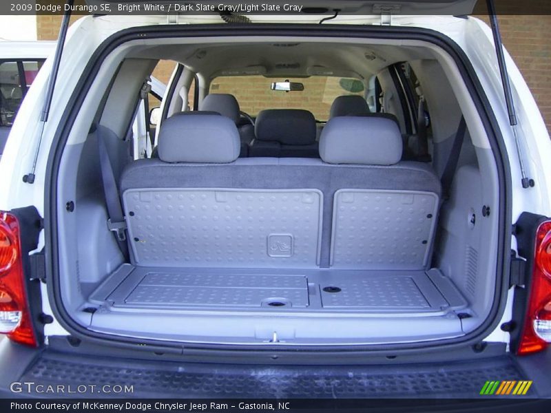 Bright White / Dark Slate Gray/Light Slate Gray 2009 Dodge Durango SE