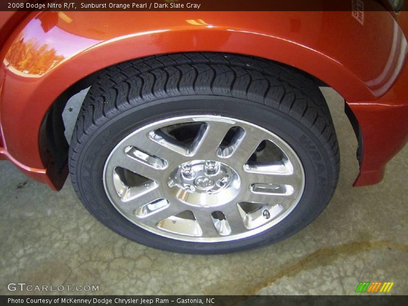 Sunburst Orange Pearl / Dark Slate Gray 2008 Dodge Nitro R/T