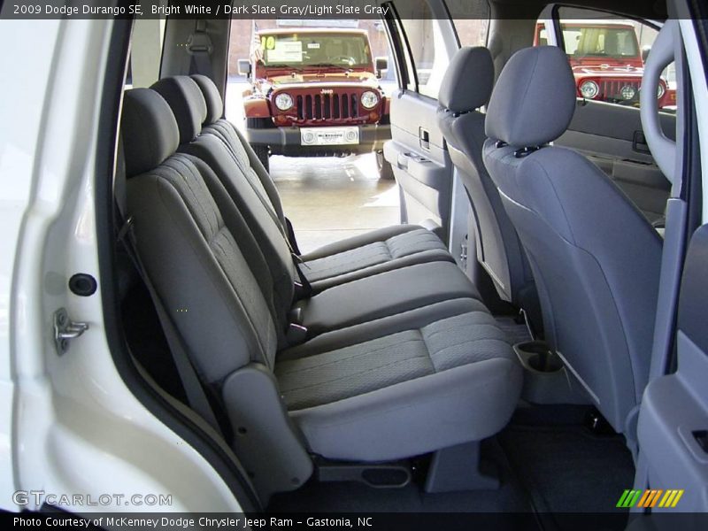 Bright White / Dark Slate Gray/Light Slate Gray 2009 Dodge Durango SE
