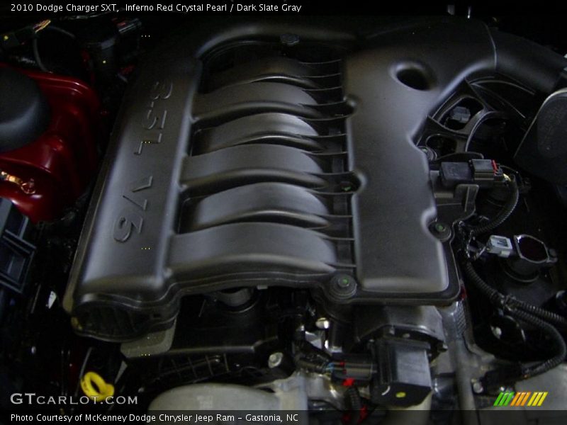 Inferno Red Crystal Pearl / Dark Slate Gray 2010 Dodge Charger SXT