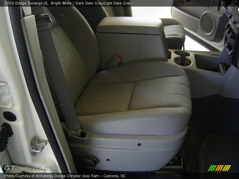 Bright White / Dark Slate Gray/Light Slate Gray 2009 Dodge Durango SE