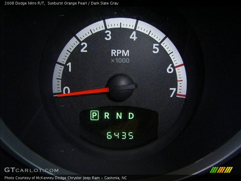 Sunburst Orange Pearl / Dark Slate Gray 2008 Dodge Nitro R/T
