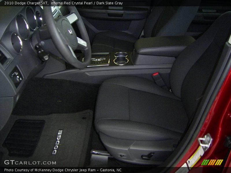 Inferno Red Crystal Pearl / Dark Slate Gray 2010 Dodge Charger SXT