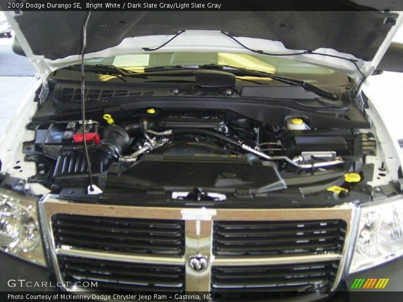 Bright White / Dark Slate Gray/Light Slate Gray 2009 Dodge Durango SE