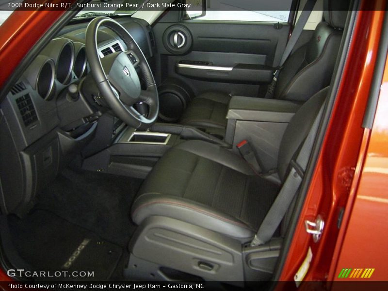 Sunburst Orange Pearl / Dark Slate Gray 2008 Dodge Nitro R/T