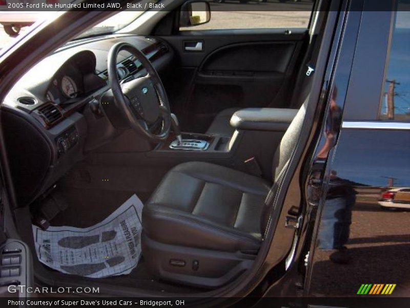 Black / Black 2005 Ford Five Hundred Limited AWD